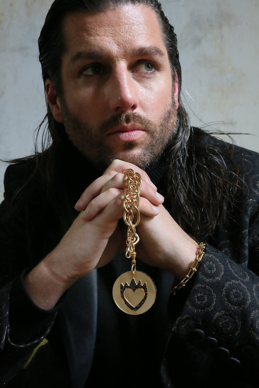 'shape of my heart' of my heart' charm