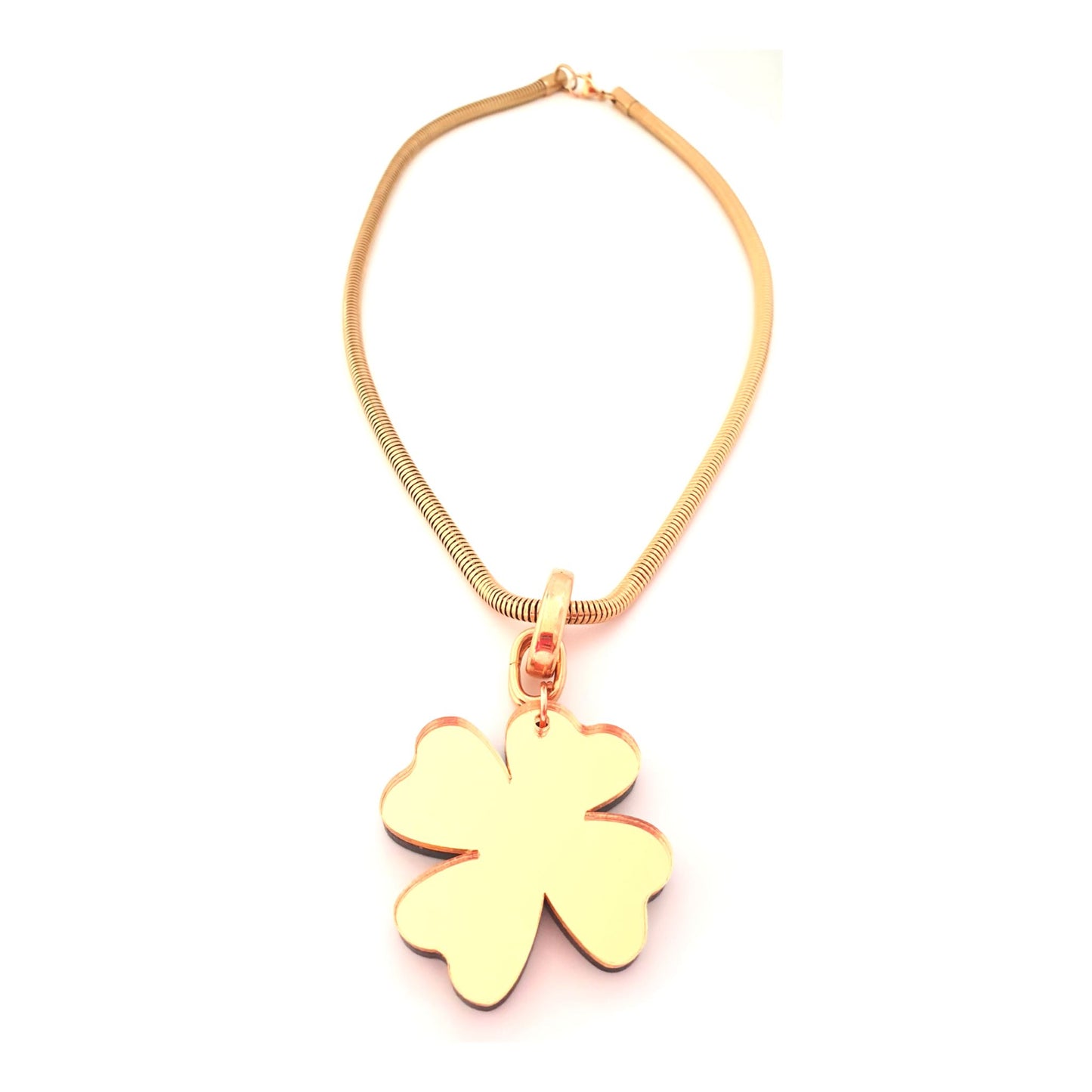 'down to the tree' clover pendant