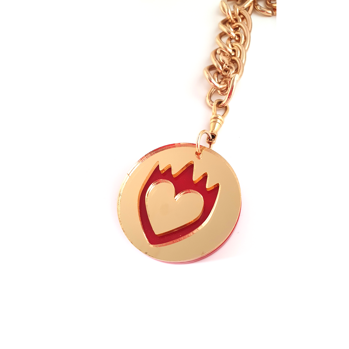'shape of my heart' of my heart' charm