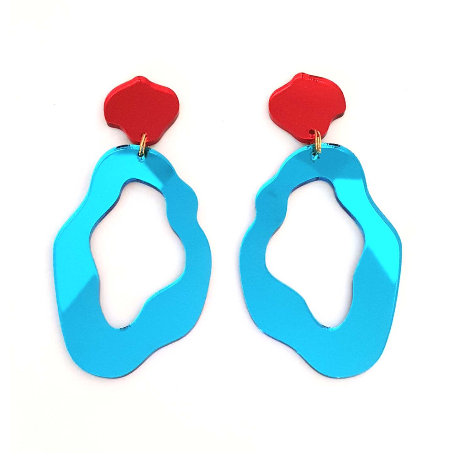 'the garden 1925' mirror red / blue