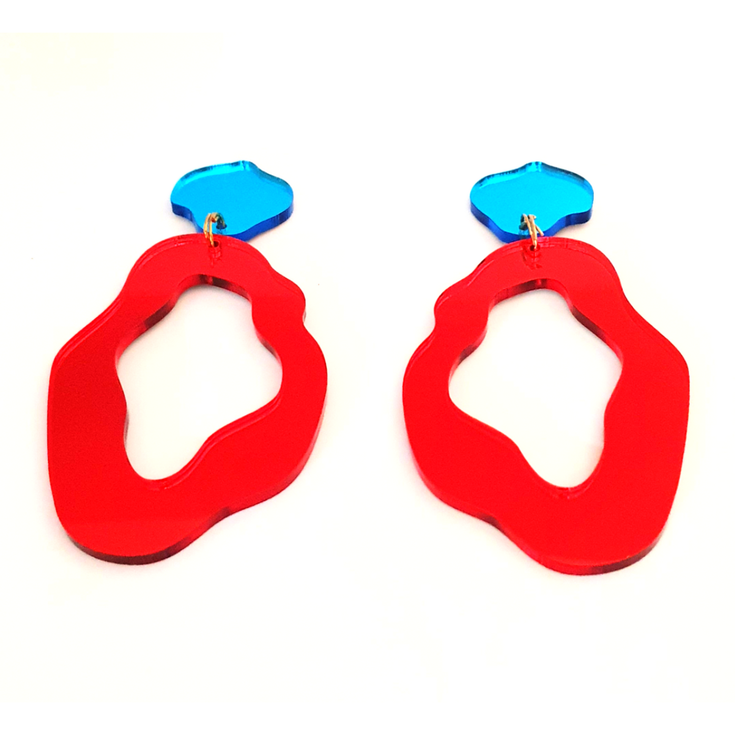 'the garden 1925' mirror red / blue