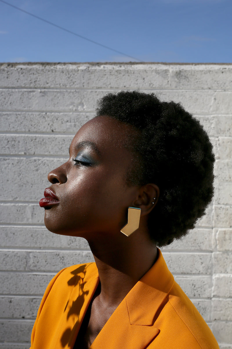 'constellations' mismatch earrings