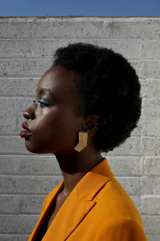 'constellations' mismatch earrings